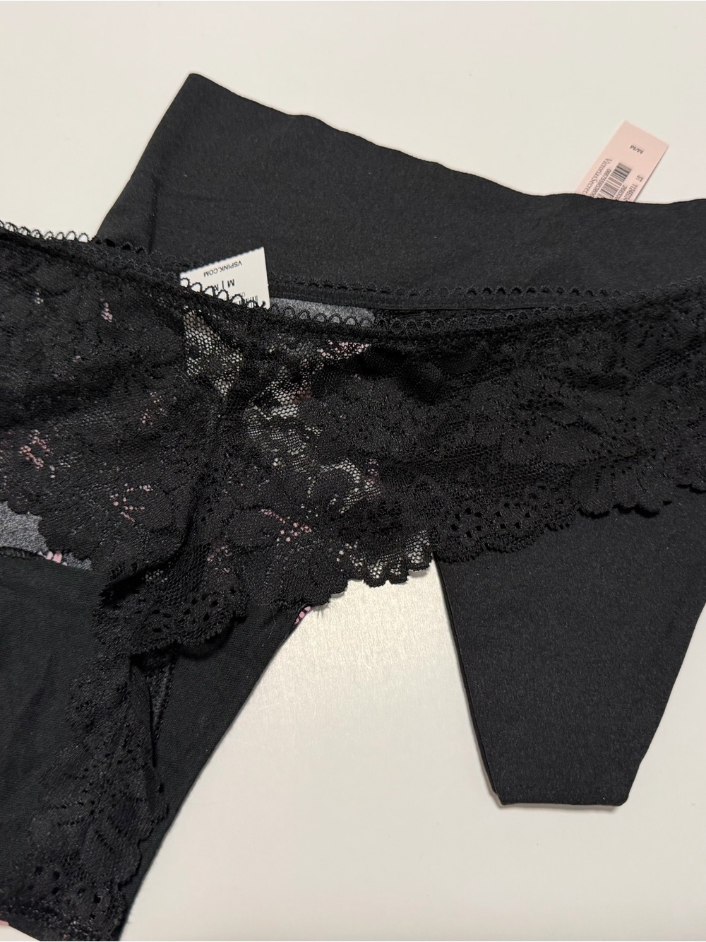 Black Lace-Trim Hipster Panty - Women Intimates 2pack